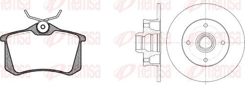 Remsa 8263.02 - Kit de freins, frein à disques cwaw.fr