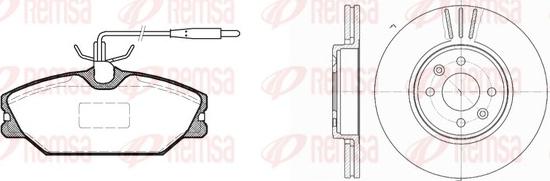 Remsa 8208.03 - Kit de freins, frein à disques cwaw.fr