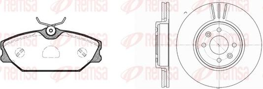 Remsa 8208.02 - Kit de freins, frein à disques cwaw.fr