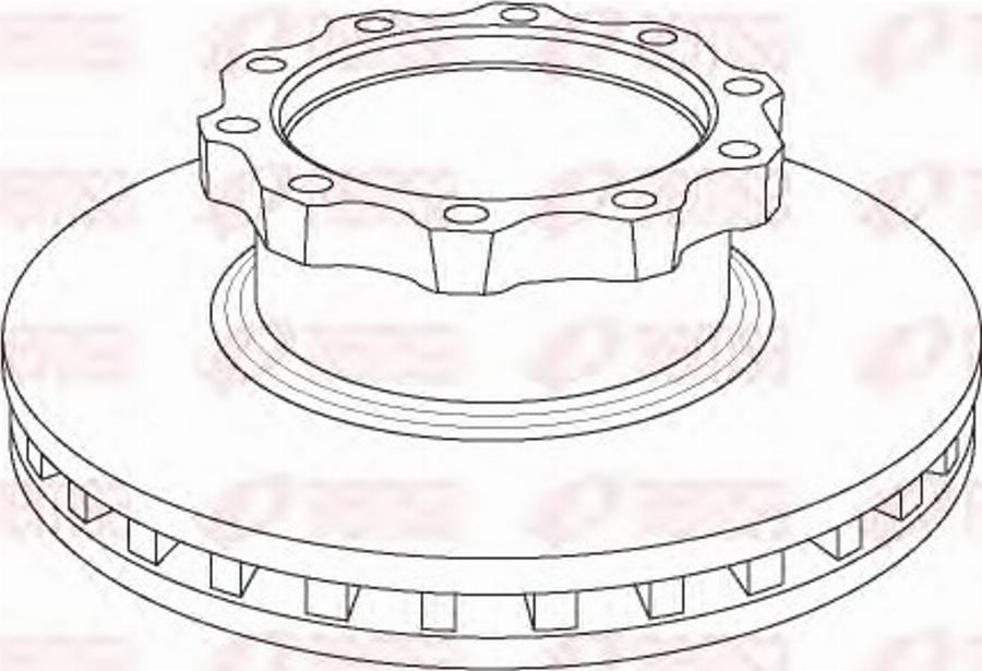 Remsa DCA1042.20 - Disque de frein cwaw.fr