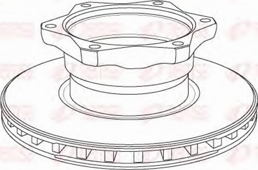 Remsa DCA1052.20 - Disque de frein cwaw.fr