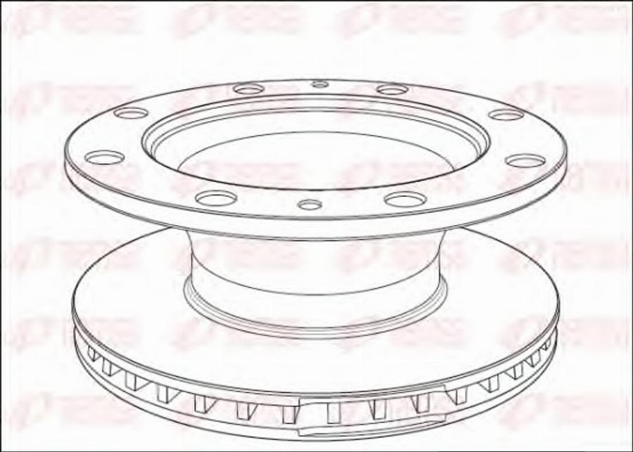 Remsa DCA1014.20 - Disque de frein cwaw.fr