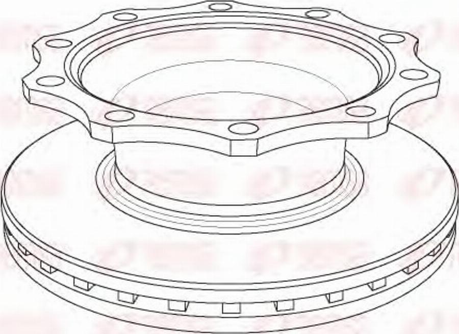 Remsa DCA1078.20 - Disque de frein cwaw.fr