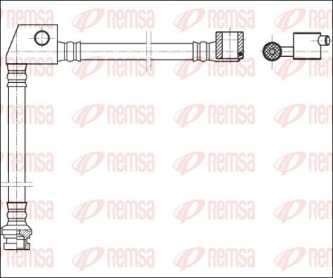 Remsa G1904.25 - Flexible de frein cwaw.fr