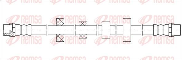 Remsa G1900.84 - Flexible de frein cwaw.fr