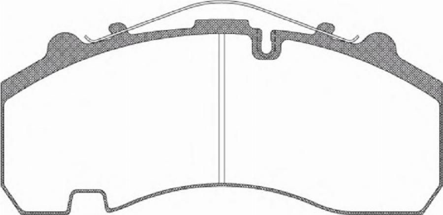 Remsa JCA 1076.00 - Kit de plaquettes de frein, frein à disque cwaw.fr