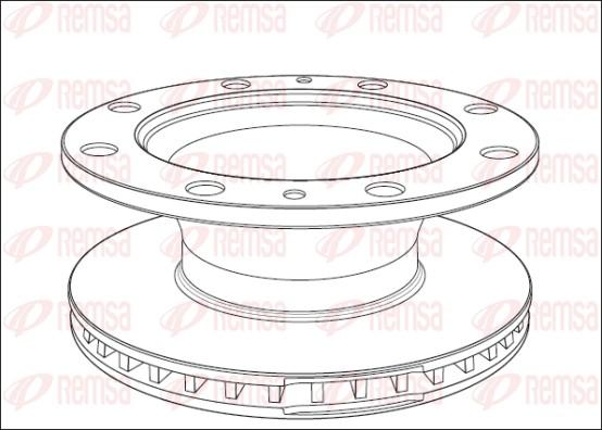 Remsa NCA1014.20 - Disque de frein cwaw.fr