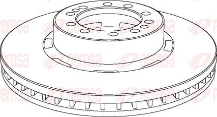 Remsa NCA1074.20 - Disque de frein cwaw.fr