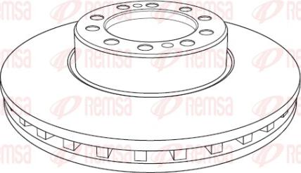 Remsa NCA1193.20 - Disque de frein cwaw.fr