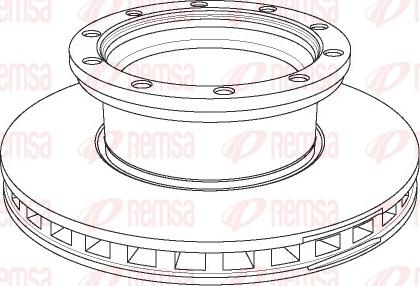 Remsa NCA1144.20 - Disque de frein cwaw.fr