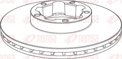 Remsa NCA1148.20 - Disque de frein cwaw.fr