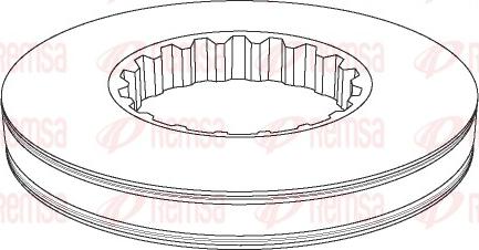 Remsa NCA1161.10 - Disque de frein cwaw.fr