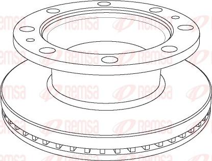 Remsa NCA1103.20 - Disque de frein cwaw.fr