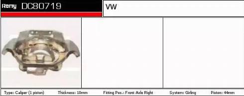 Remy DC80719 - Étrier de frein cwaw.fr