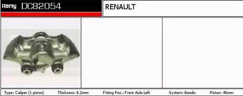 Remy DC82054 - Étrier de frein cwaw.fr