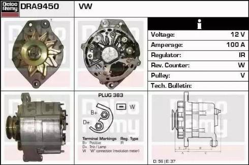 Remy DRA9450 - Alternateur cwaw.fr