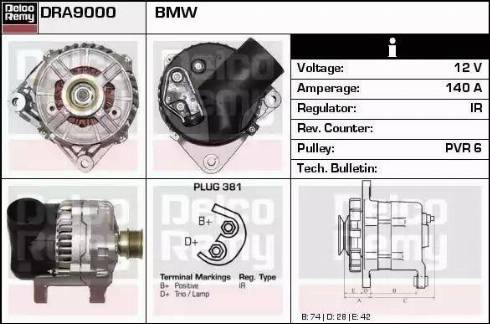 Remy DRA9000 - Alternateur cwaw.fr