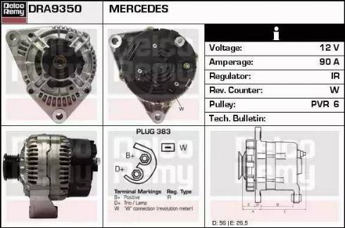 Remy DRA9350 - Alternateur cwaw.fr