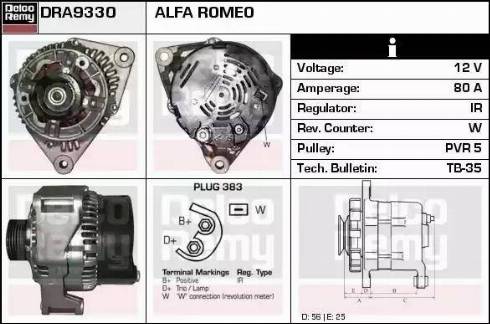 Remy DRA9330 - Alternateur cwaw.fr