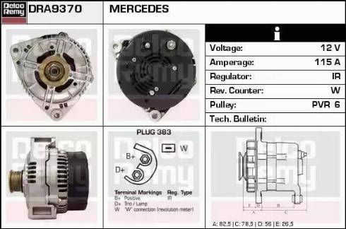 Remy DRA9370 - Alternateur cwaw.fr