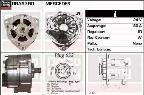 Remy DRA9790 - Alternateur cwaw.fr