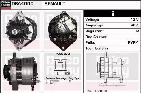 Remy DRA4000 - Alternateur cwaw.fr