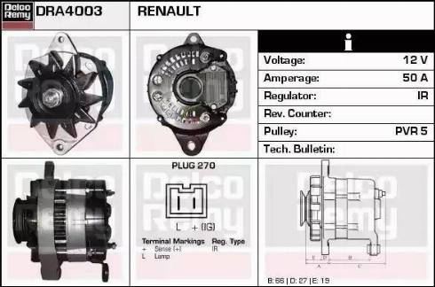 Remy DRA4003 - Alternateur cwaw.fr