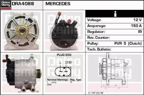 Remy DRA4088 - Alternateur cwaw.fr