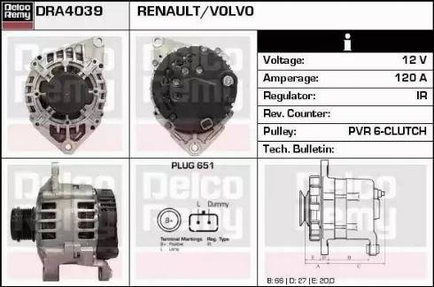 Remy DRA4039 - Alternateur cwaw.fr