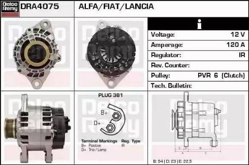 Remy DRA4075 - Alternateur cwaw.fr