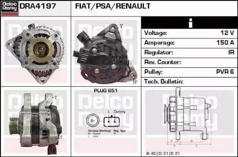 Remy DRA4197 - Alternateur cwaw.fr