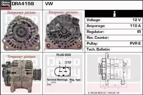 Remy DRA4159 - Alternateur cwaw.fr