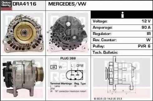 Remy DRA4116 - Alternateur cwaw.fr