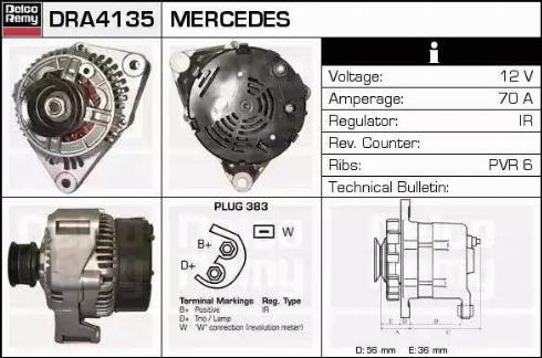 Remy DRA4135 - Alternateur cwaw.fr