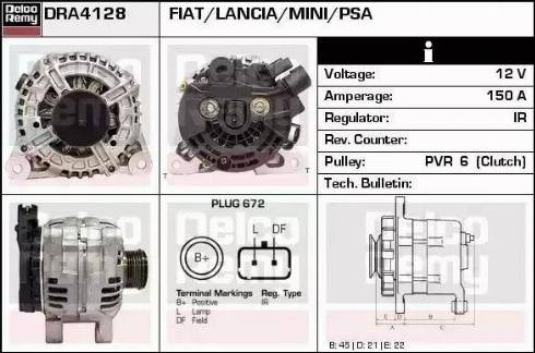 Remy DRA4128 - Alternateur cwaw.fr