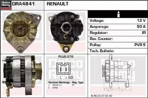 Remy DRA4841 - Alternateur cwaw.fr