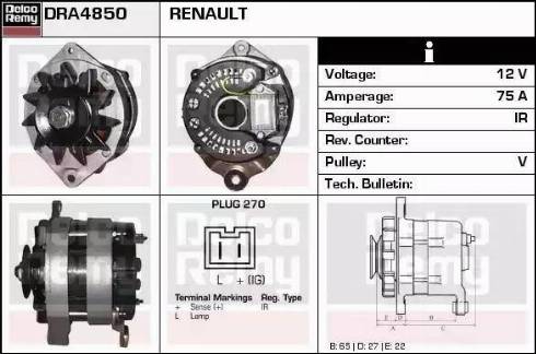 Remy DRA4850 - Alternateur cwaw.fr