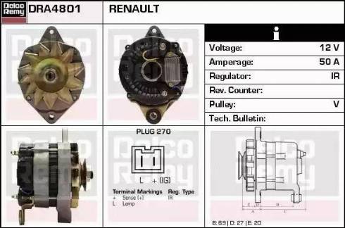 Remy DRA4801 - Alternateur cwaw.fr