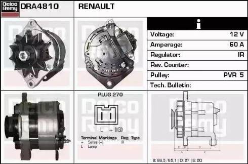 Remy DRA4810 - Alternateur cwaw.fr