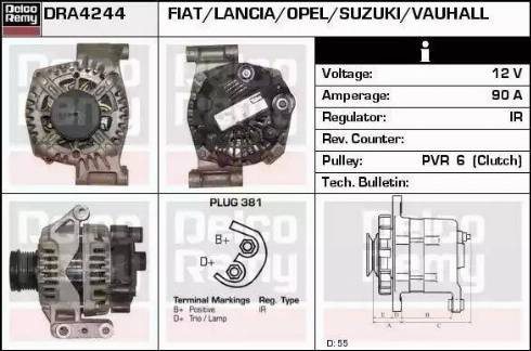 Remy DRA4244 - Alternateur cwaw.fr