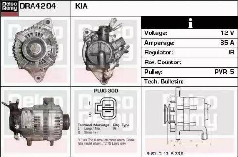 Remy DRA4204 - Alternateur cwaw.fr