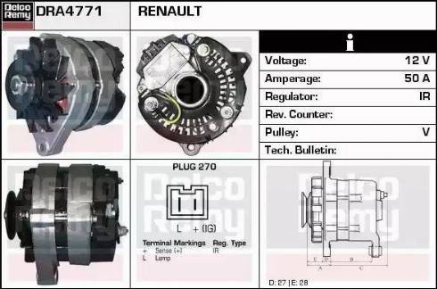 Remy DRA4771 - Alternateur cwaw.fr