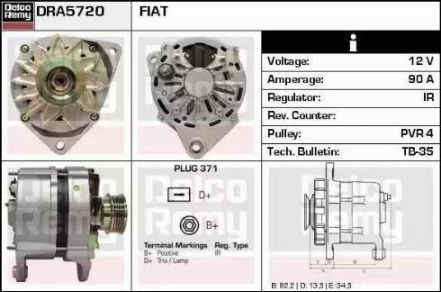 Remy DRA5720 - Alternateur cwaw.fr