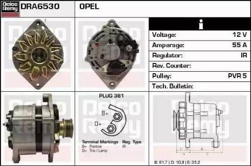 Remy DRA6530 - Alternateur cwaw.fr