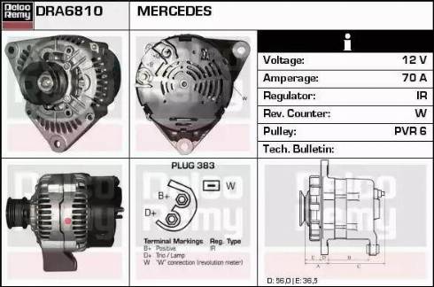 Remy DRA6810 - Alternateur cwaw.fr