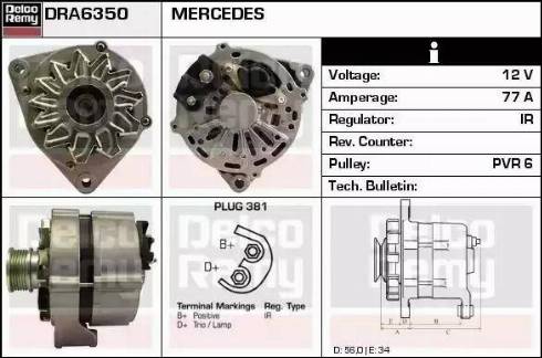 Remy DRA6350 - Alternateur cwaw.fr