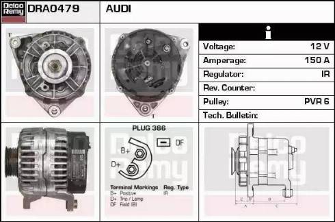 Remy DRA0479 - Alternateur cwaw.fr