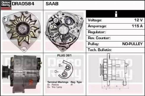 Remy DRA0584 - Alternateur cwaw.fr