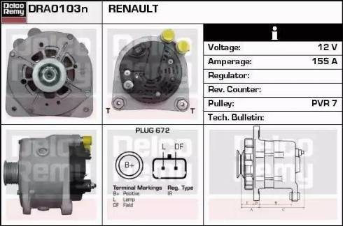 Remy DRA0103N - Alternateur cwaw.fr