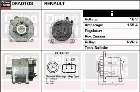 Remy DRA0103 - Alternateur cwaw.fr